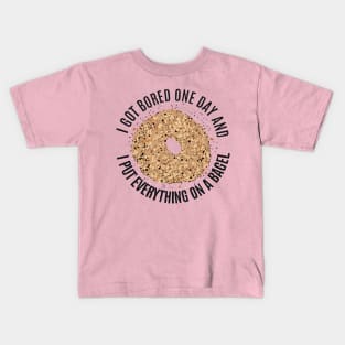 Everything on a Bagel Kids T-Shirt